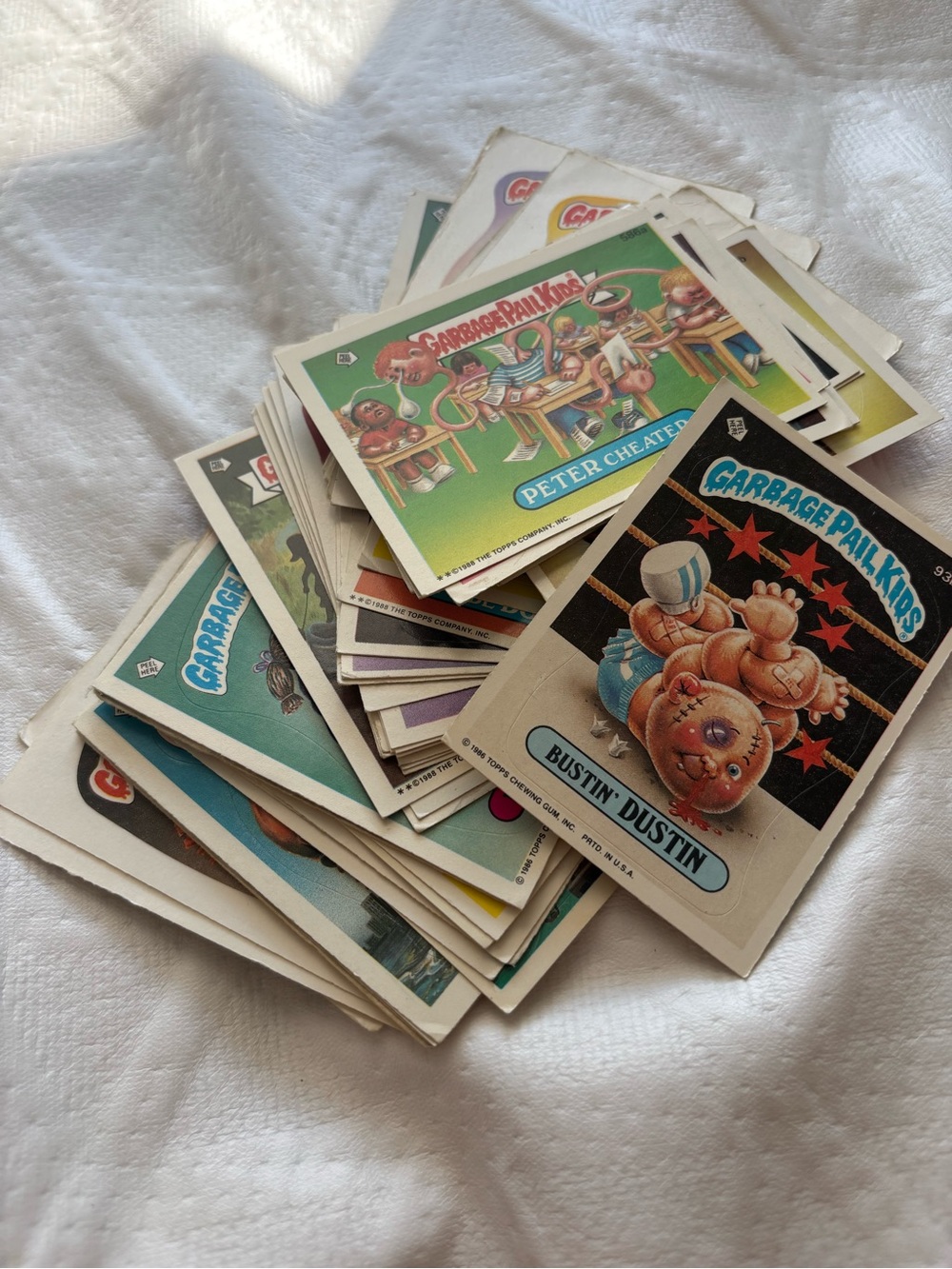 Garbage Pail Kids Collectible Sticker Cards - Mixed Colors